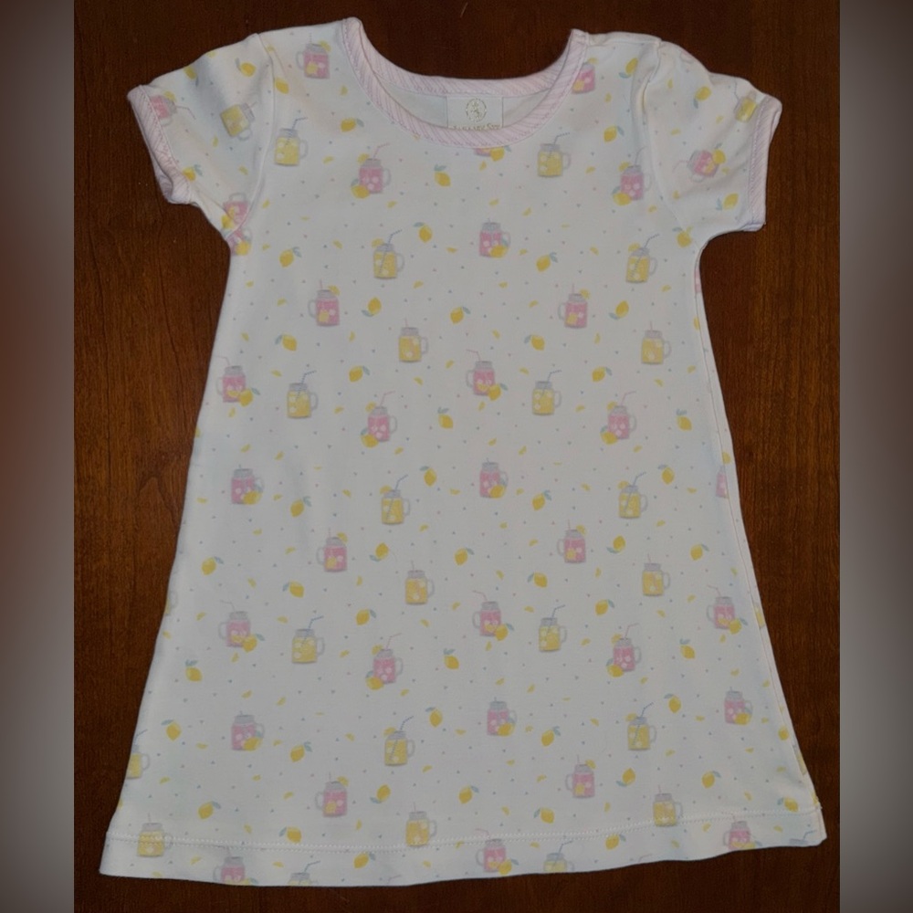 Lullaby Set • Dress • White/Pink/Yellow • Size 3T